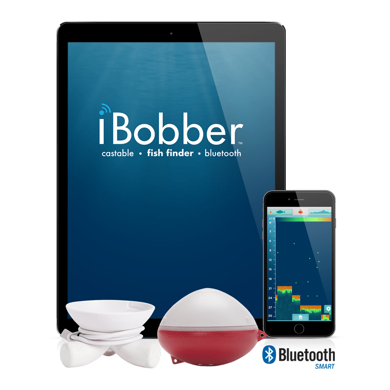 iBobber Wireless Bluetooth Smart Fish Finder iOS Android Devices,  Black/Green. N